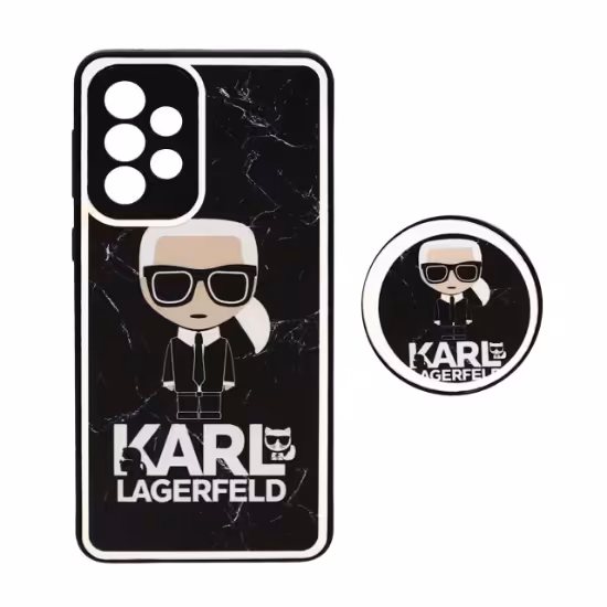 قاب گوشی طرح دار دور آینه پاپ سوکت دار برای Samsung A52/ A52s طرح 2