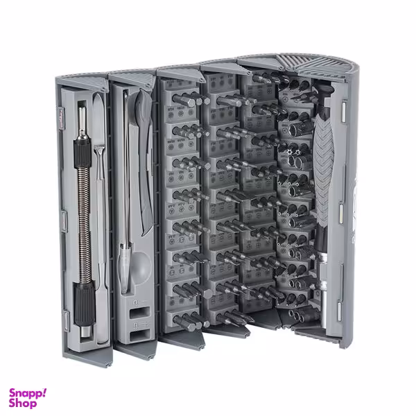 پیچ گوشتی و سری پیچ گوشتی  پرووان مدل PGS101 بسته 126 عددی