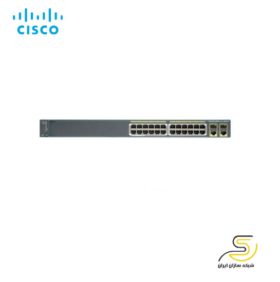 سوئیچ 24 پورت سیسکو مدل WS-C2960X-24PS-L ریفر