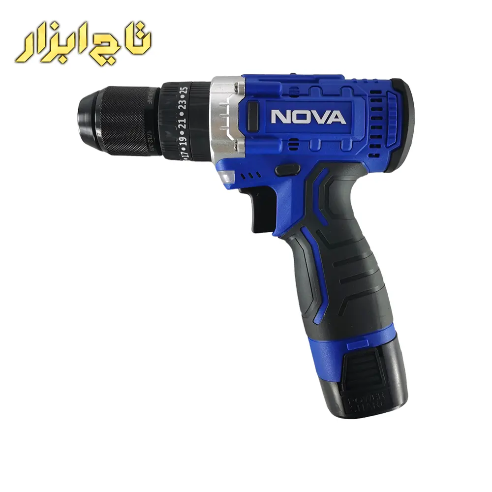 دریل پیچ گوشتی چکشی شارژی نووا مدل 8514