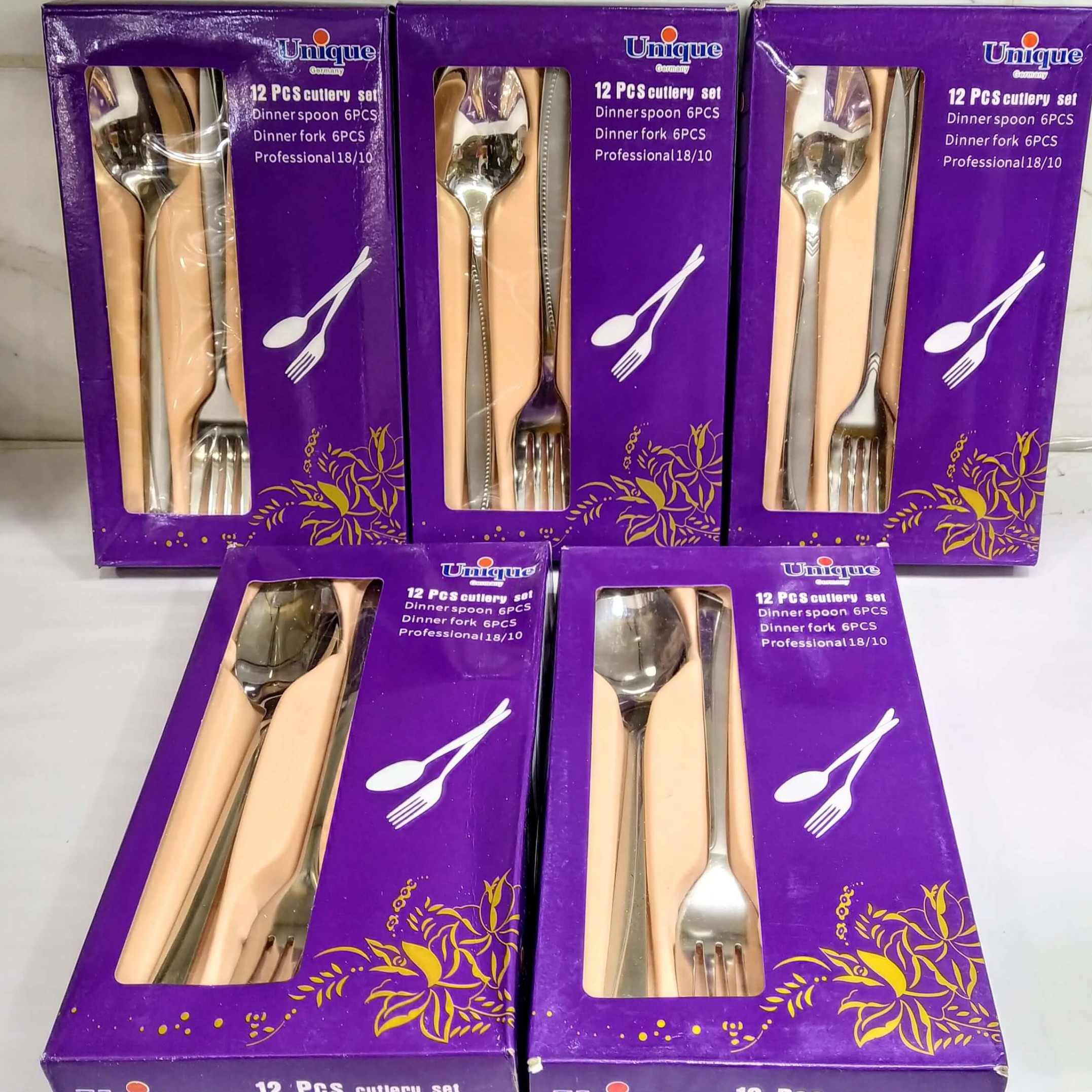 قاشق و چنگال یونیگ  12تایی