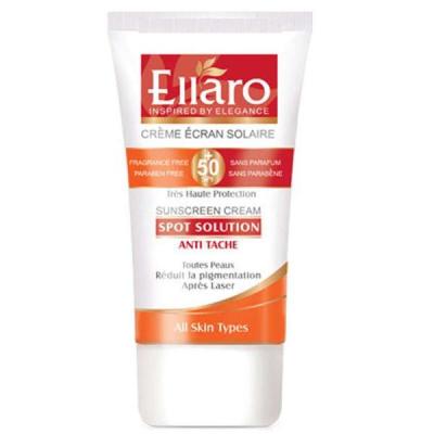 کرم ضد آفتاب و ضد لک بی رنگ الارو SPF 50 مدل Spot Solution حجم 40 میلی لیتر