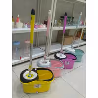 طی سطلی چرخشی سبد استیل تی مارک لیدو دسته تلسکوپی به همراه مایع ریز و سری اضافی 