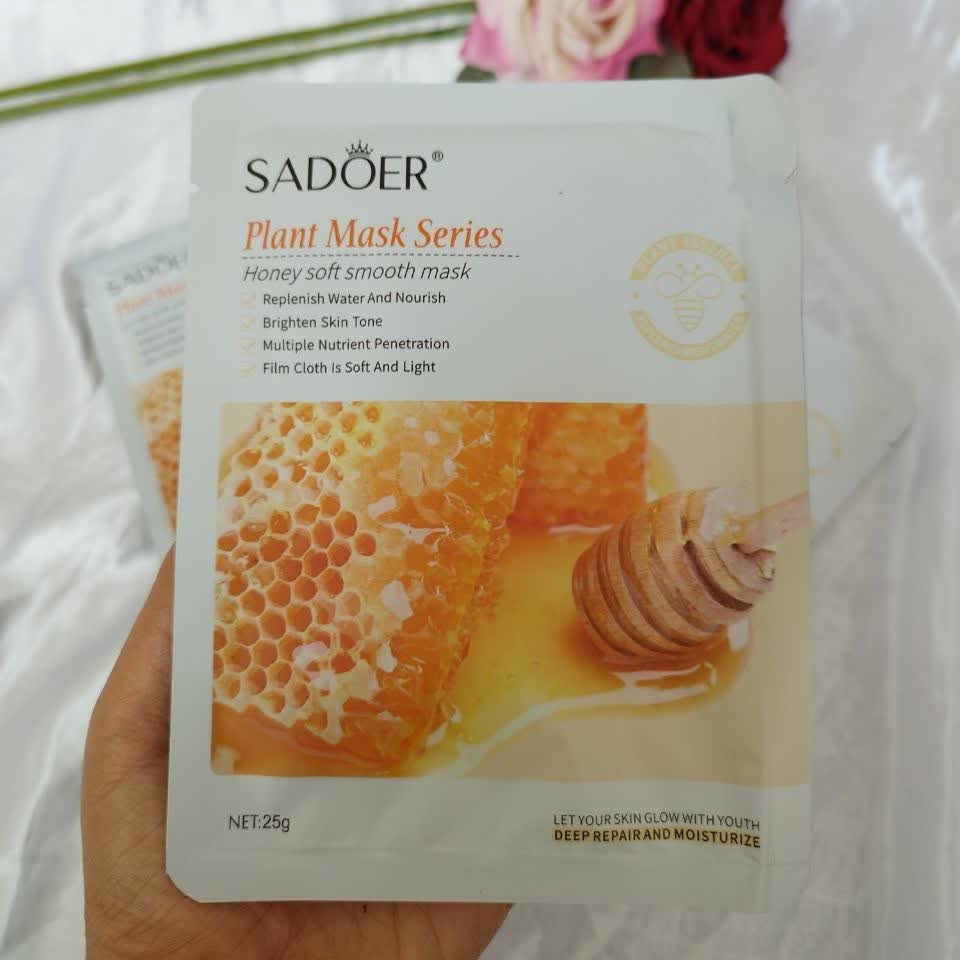ماسک ورقه ای  عسل مارک سادور ماسک صورت ورقه ای الی بانو