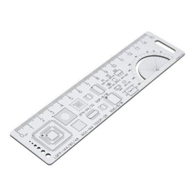 خط کش PCB پکیج های قطعات الکترونیک 15 سانتی متری