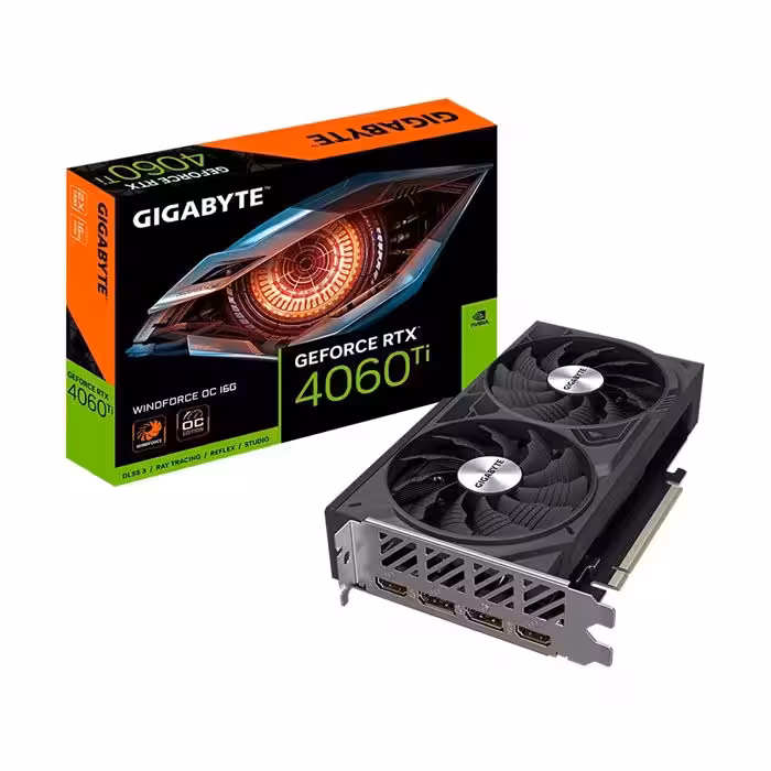 کارت گرافیک گیگابایت GeForce RTX 4060 Ti Windforce OC 16GB
