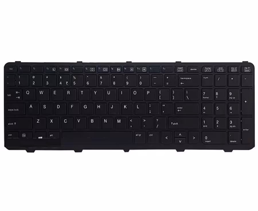 کیبورد لپ تاپ اچ پی مدل Probook 450 G1 G2 مشکی با فریم