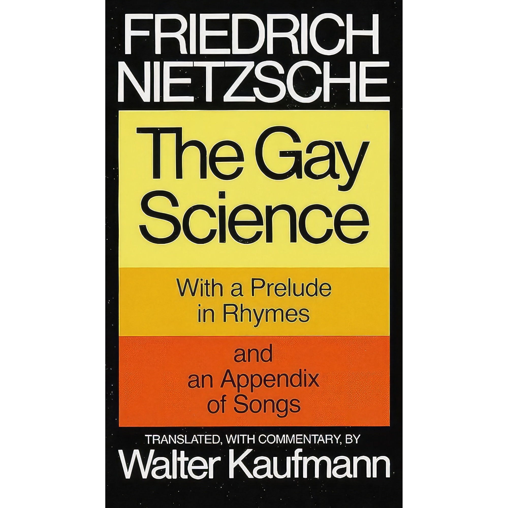 کتاب زبان اصلی The Gay Science اثر Friedrich Nietzsche and Walter Kaufmann