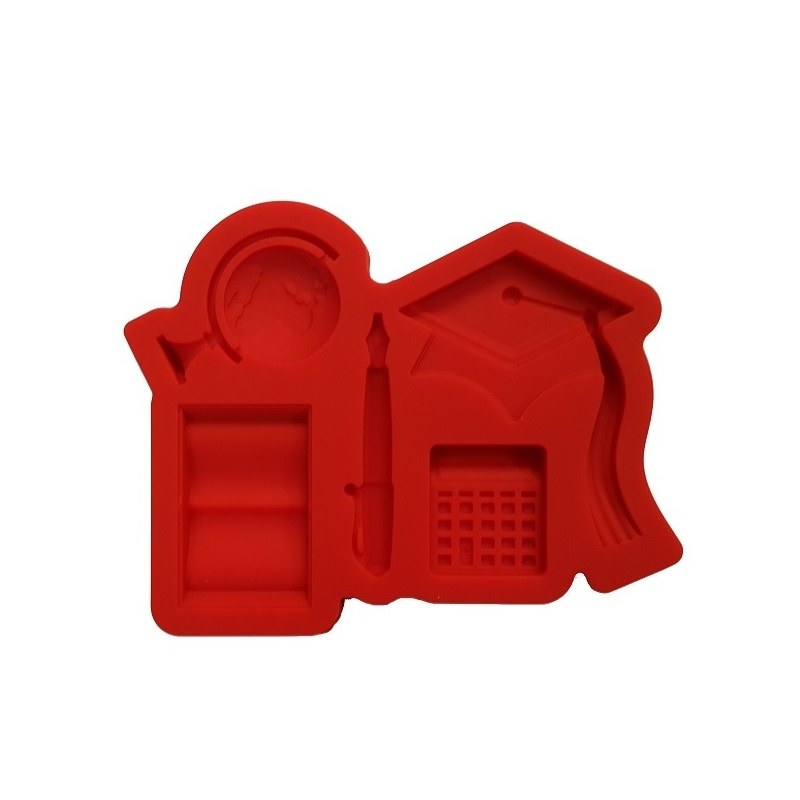 قالب سیلیکونی مولد فوندانت مدل دانشجویی