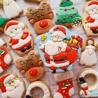 کوکی گوزن و کاج و عصایی