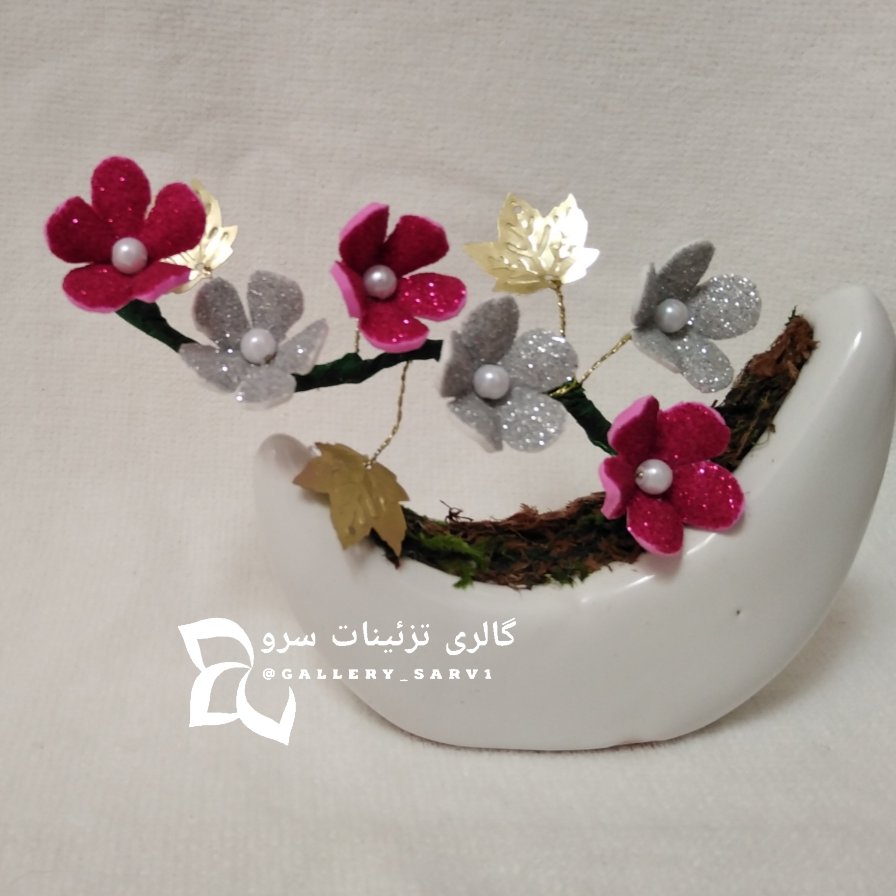 گل مصنوعی ، گل فومی ' بهاره'  گلدان گل ' دکوری'