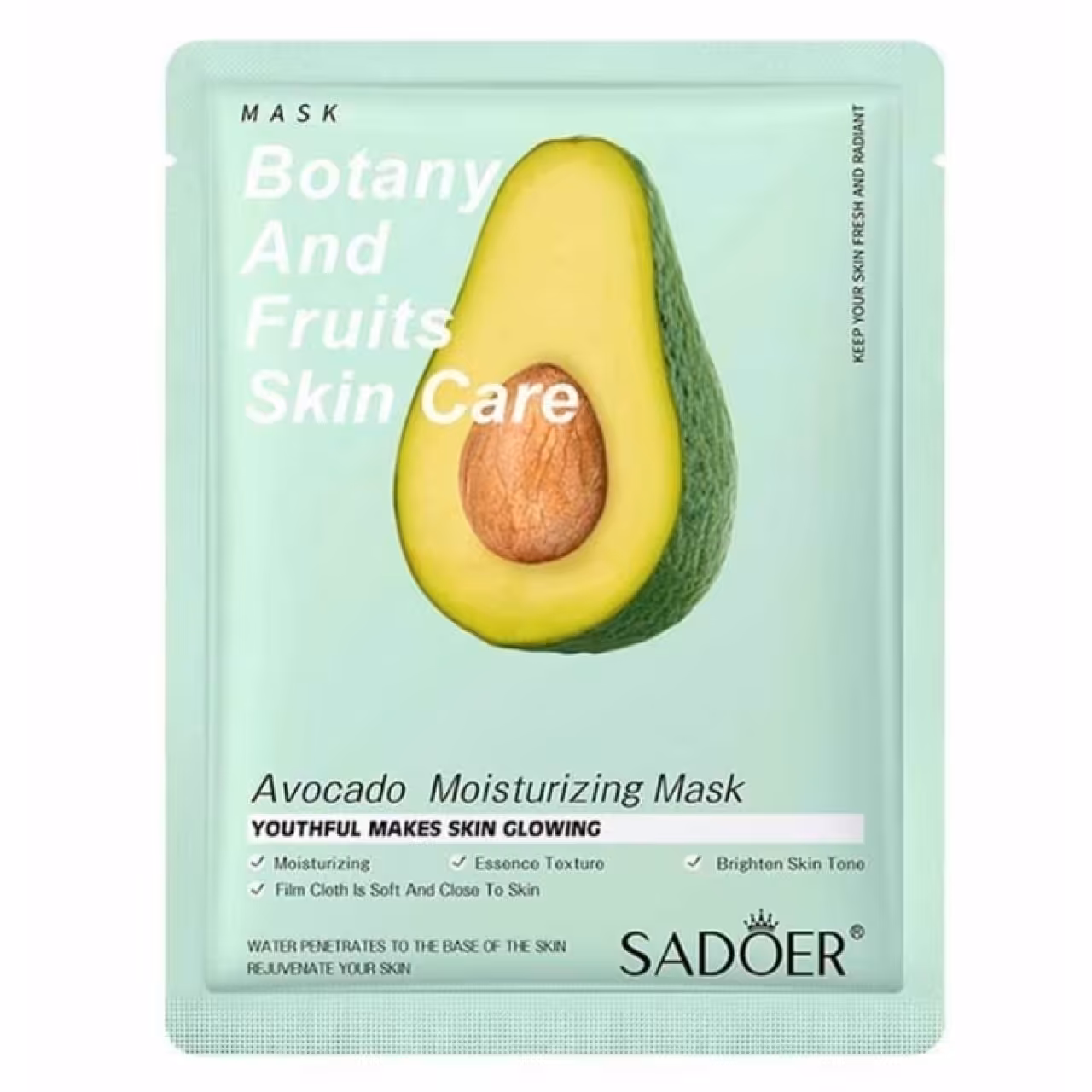 ماسک ورقه ای Sadoer مدل Avocado وزن25 گرمی