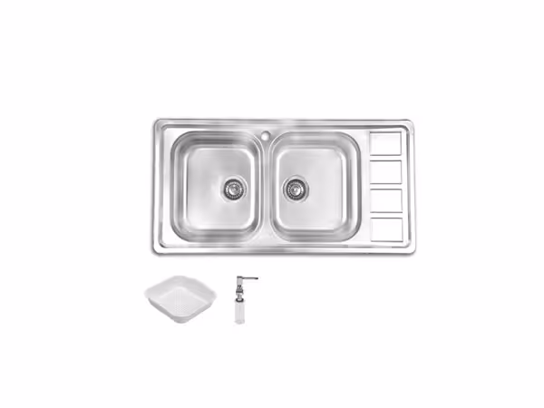 سینک ظرفشویی توکار اخوان کد 373