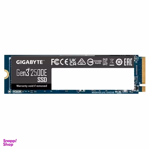 حافظه SSD اینترنال گیگابایت مدل Gen 3 2500E M.2 2280 NVMe
