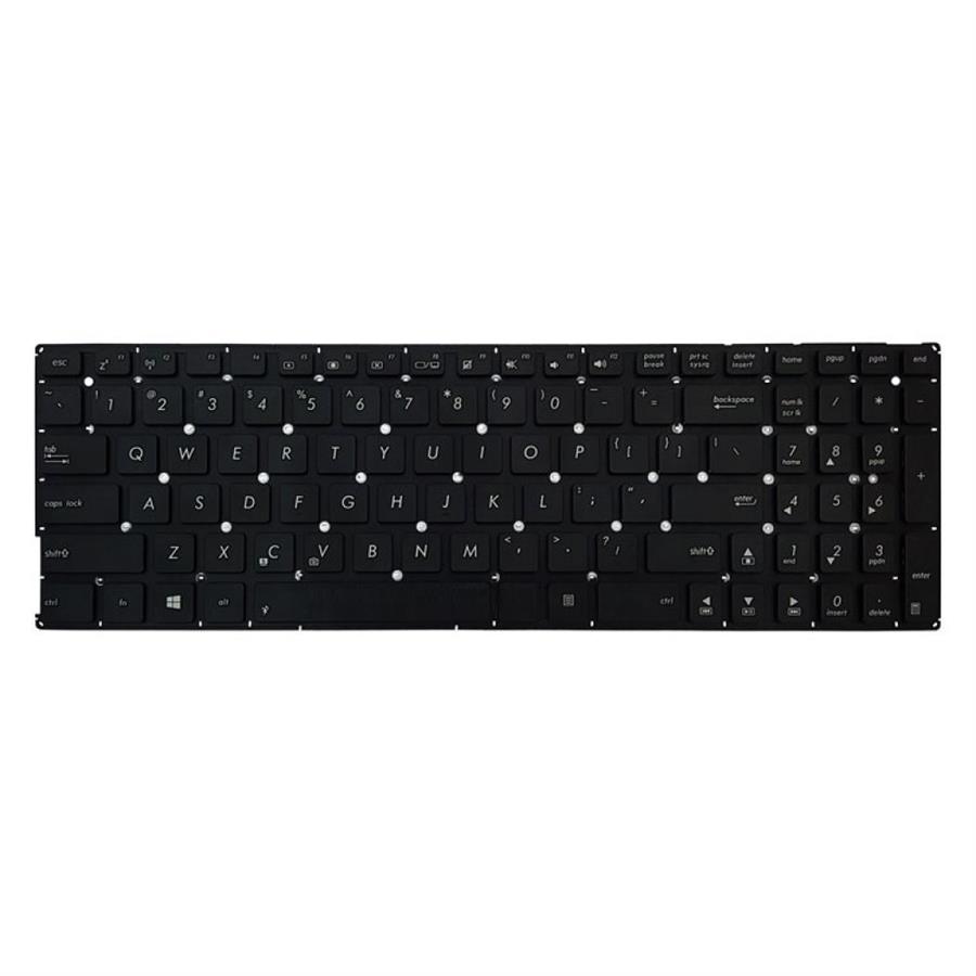 کیبورد لپ تاپ ایسوس مدل VivoBook K556 مشکی اینترکوچک بدون فریم