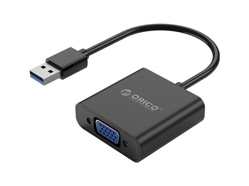 مبدل یو اس بی به وی جی ای اوریکو ORICO UTV-BK USB3.0 TO VGA ADAPTER