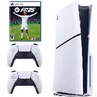 پلی استیشن 5 اسلیم دیسک خور PlayStation Slim بهمراه دسته اضافی و دیسک FC25