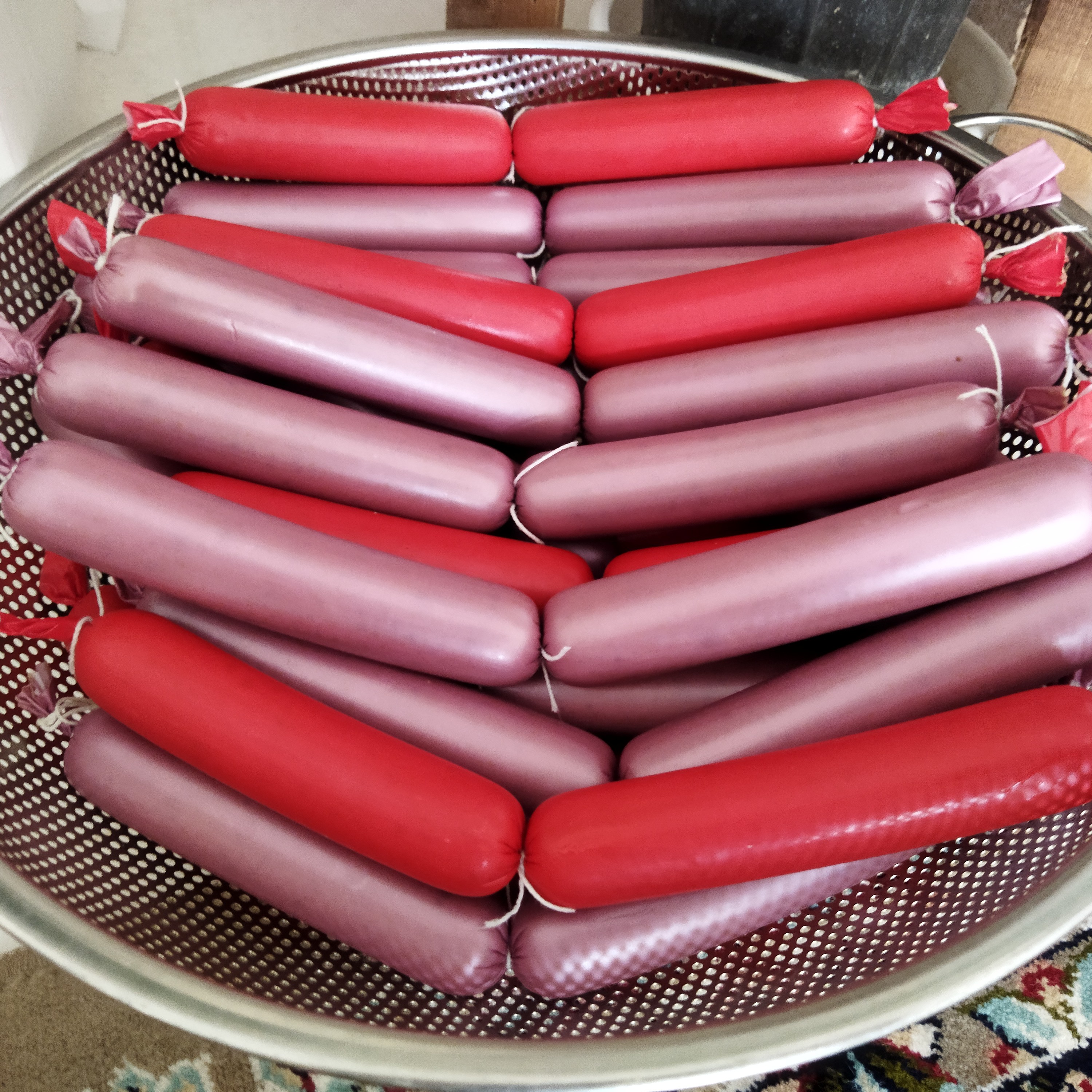 سوسیس آلمانی خانگی 80 درصد یک کیلویی