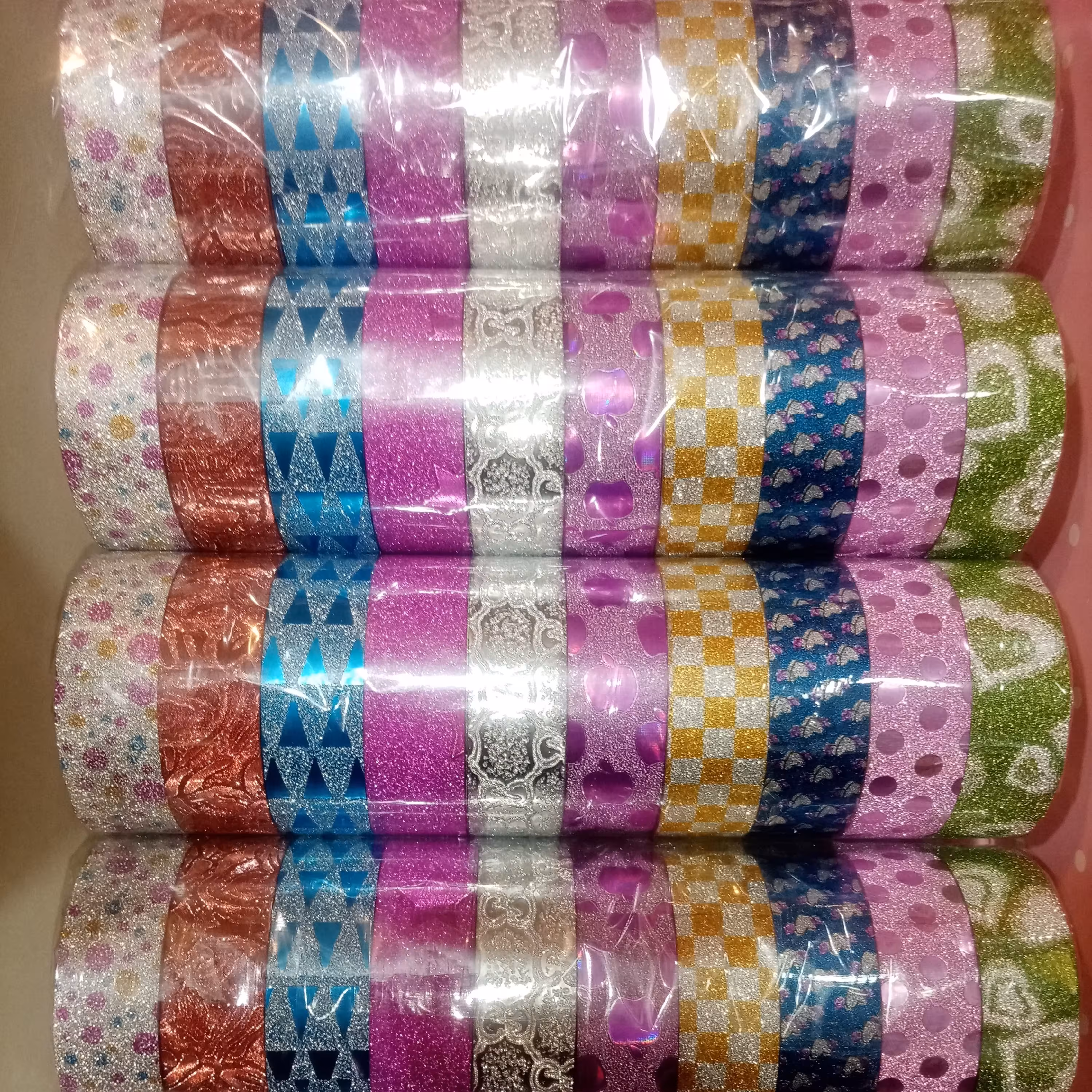 پک 10 عددی چسب طرح دار لیزری مقدار زیاد