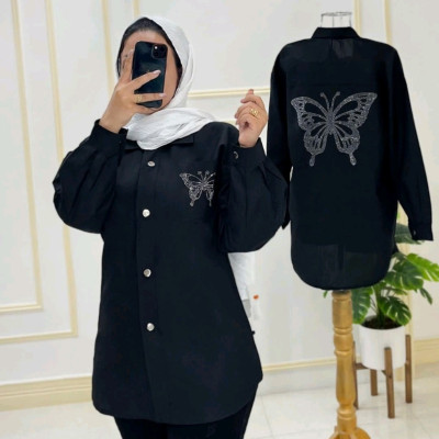 شومیز نگین بابوس مدل پروانه