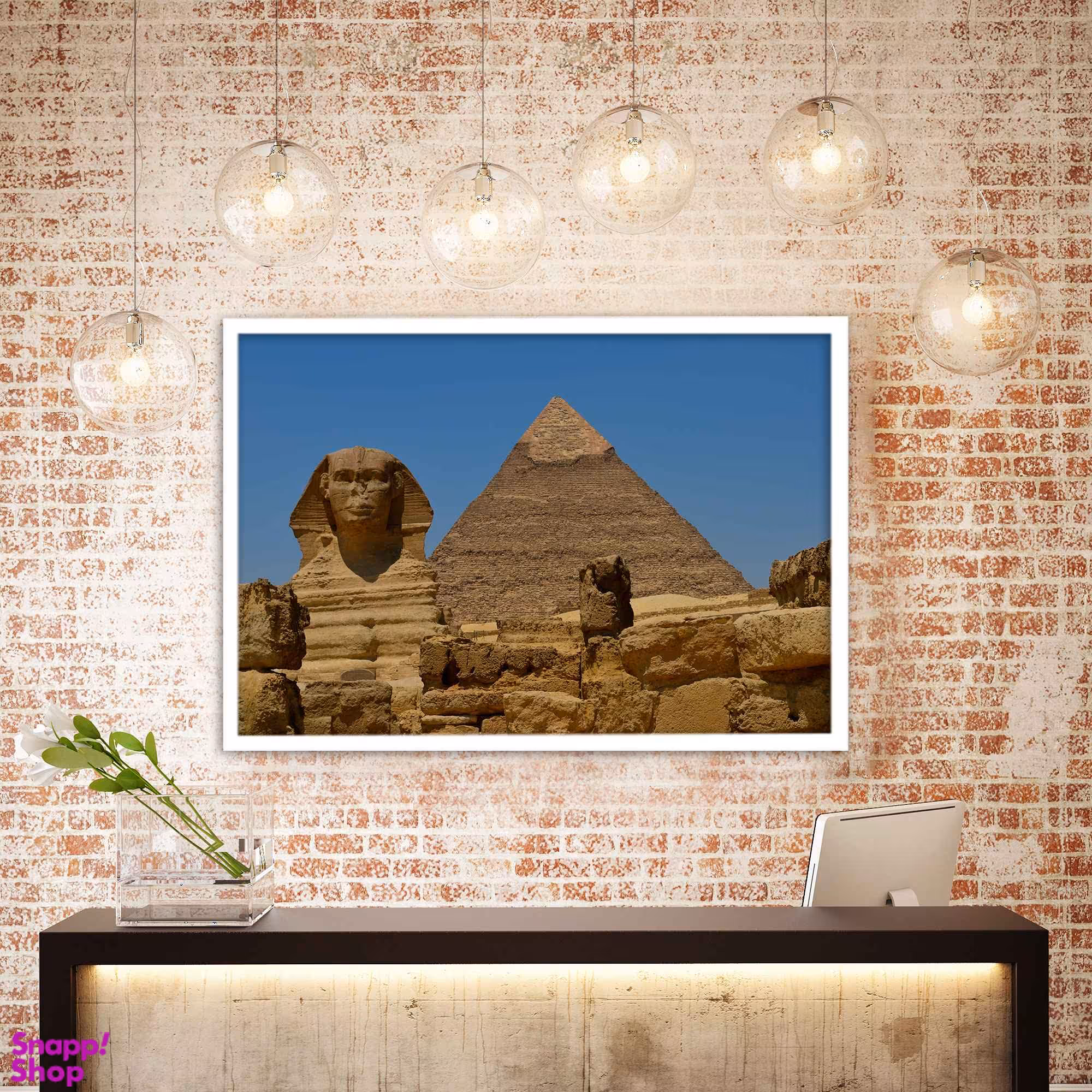 تابلو بکلیت طرح هرم بزرگ جیزه مدل W5737