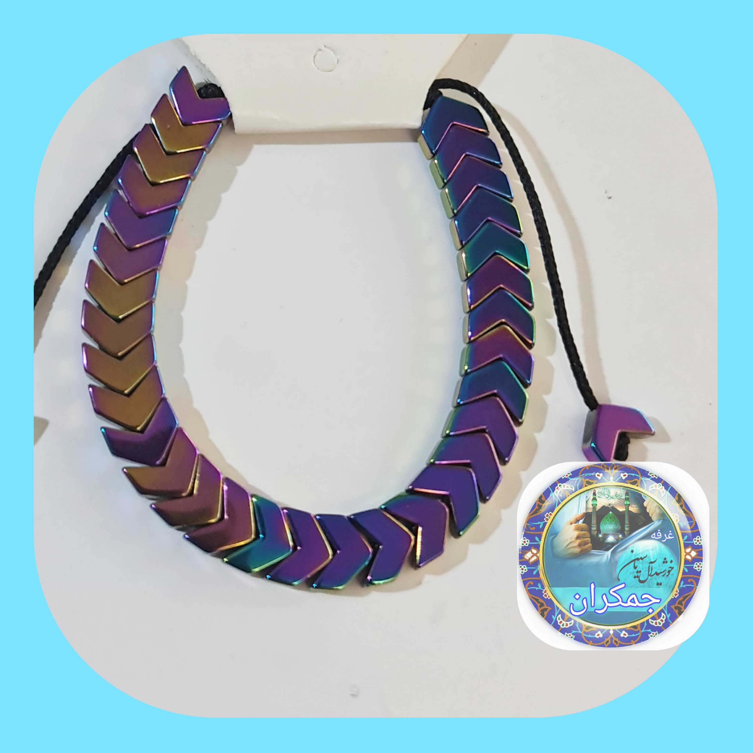 دستبند حدید طرح فلش  (  رنگ 7 رنگ )