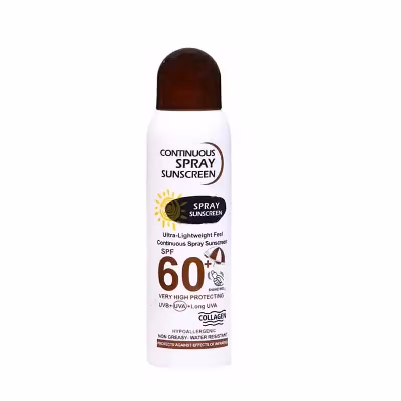 اسپری ضد آفتاب CONTINUOUS حاوی کلاژن با spf 60