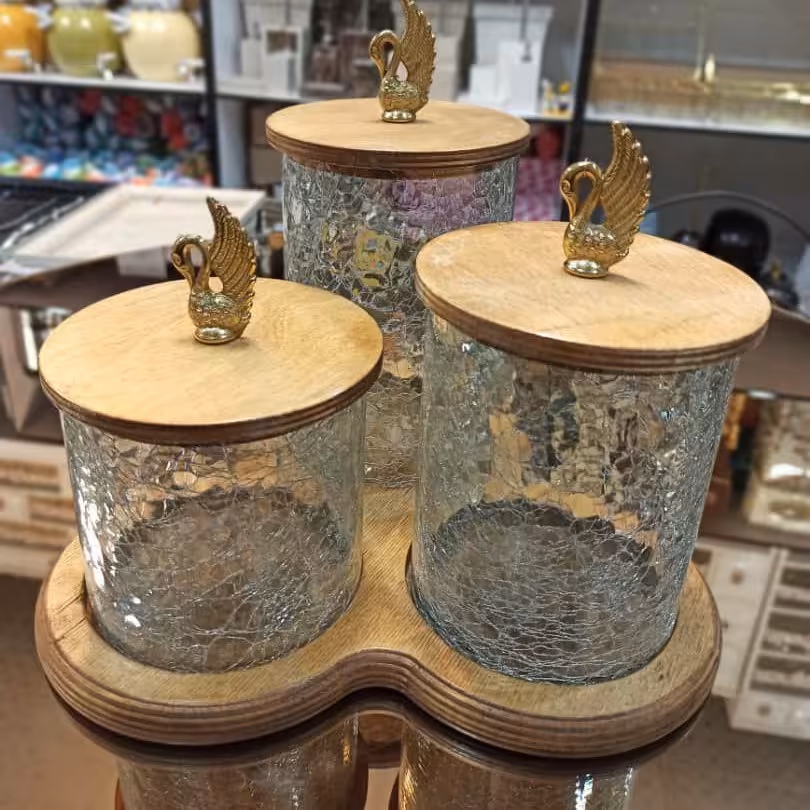 کندی سه تیکه درب چوبی کد زمانی