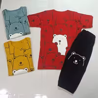 تیشرت شلوارک اسپرت   سایز 55-60جنس سوپر پنبه 100 درصد