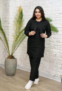 مانتو شلوار زنانه کرپ