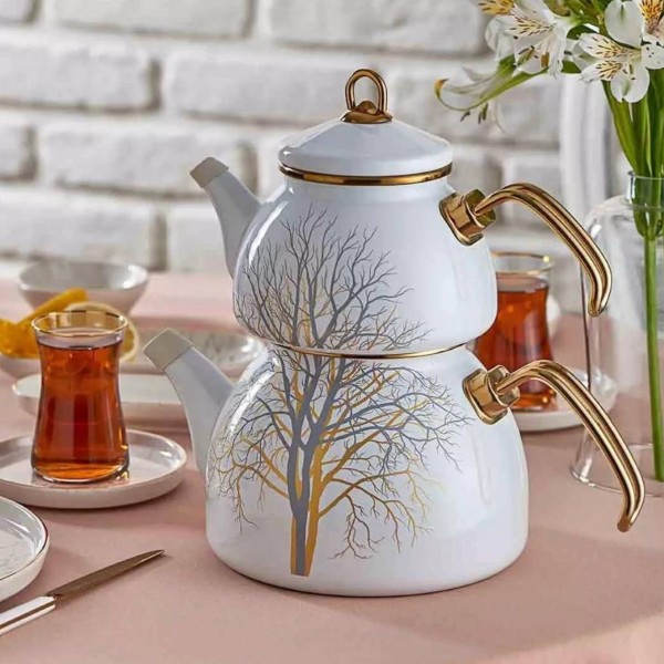 کتری قوری درختی لعابی نوا