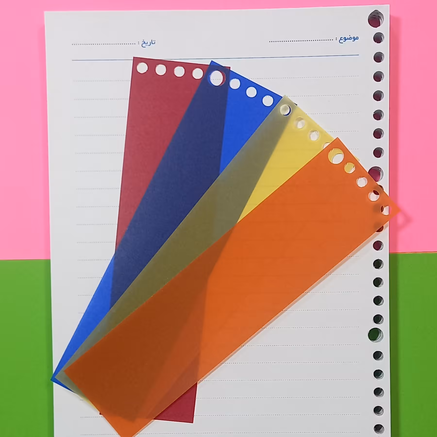 یدک کلاسور 26 حلقه درجه یک با 4 دیوایدر