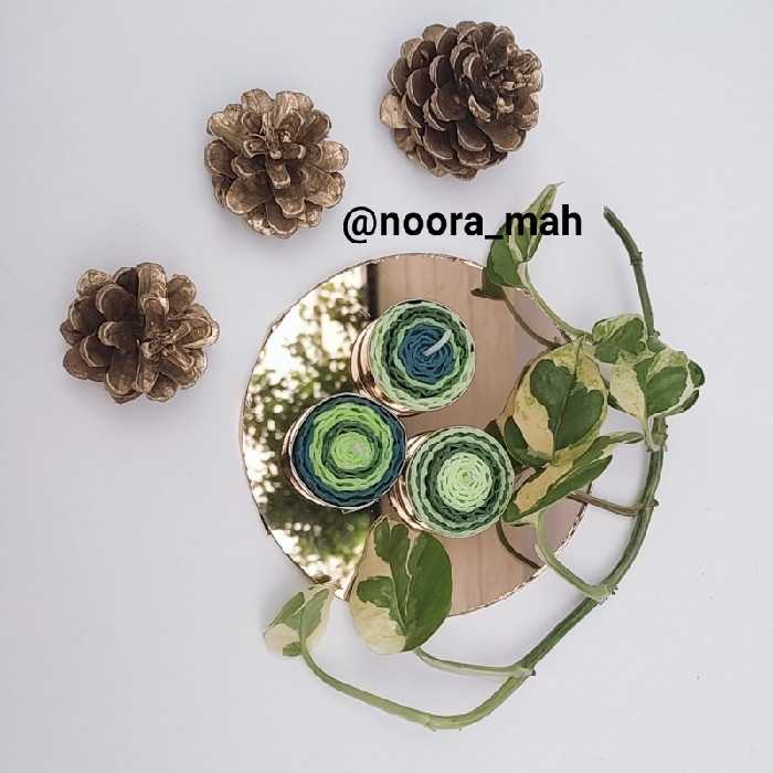 گیفت عید غدیر مدل شمع وارمر  ساخته شده با ورق بیزوکس