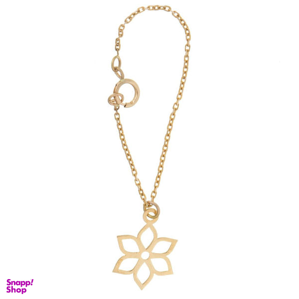 آویز ساعت طلا 18 عیار زنانه طرح گل 6 پر کد SG334