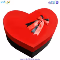 جعبه کادو مخمل طرح قلبی ابعاد 32 * 32 سانتی متر