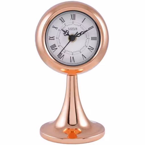 ساعت رومیزی فلزی مدل SAN GABRIEL کد TC-805 رنگ ROSE GOLD