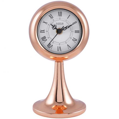 ساعت رومیزی فلزی مدل SAN GABRIEL کد TC-805 رنگ ROSE GOLD
