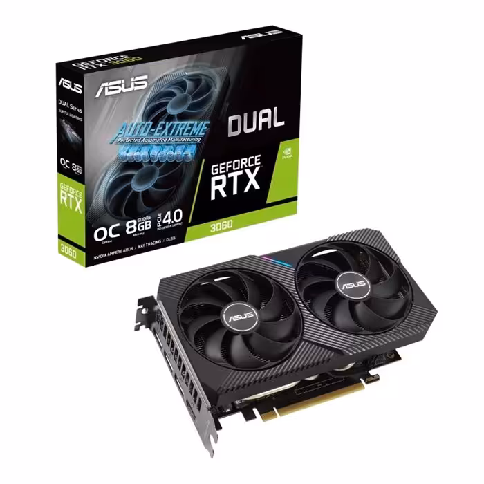 کارت گرافیک ایسوس Asus DUAL GeForce RTX 3060 OC 8G