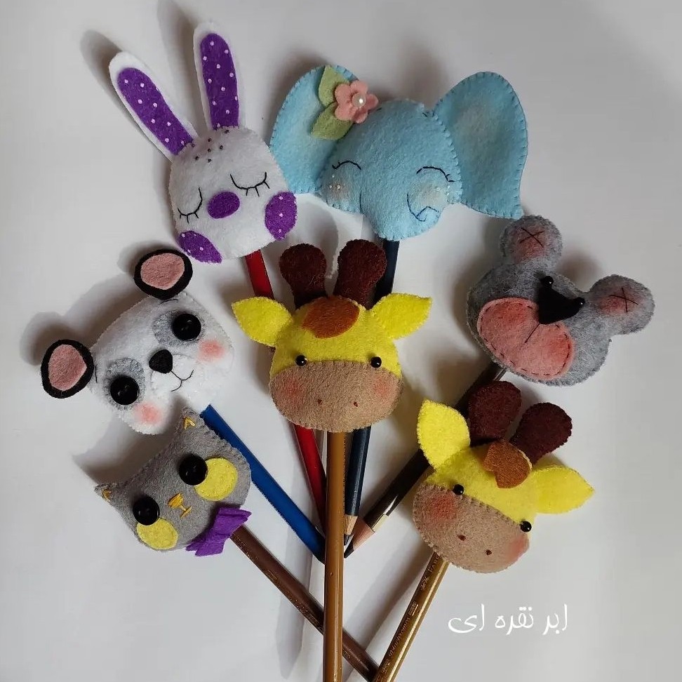 سرمدادی نمدی طرح حیوانات 1
