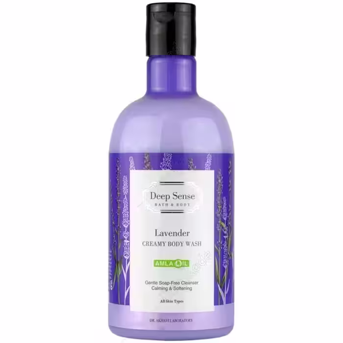 ديپ سنس شامپو بدن کرمي لوندر انواع پوست 400 ميل LAVENDER