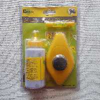 چاک لاین(ریسمان رنگی) 15 متری با پودر و آب تراز اکو