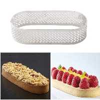 قالب تارت بهگز مدل بیضی مناسب شکل دادن به خمیر کیک وشیرینی