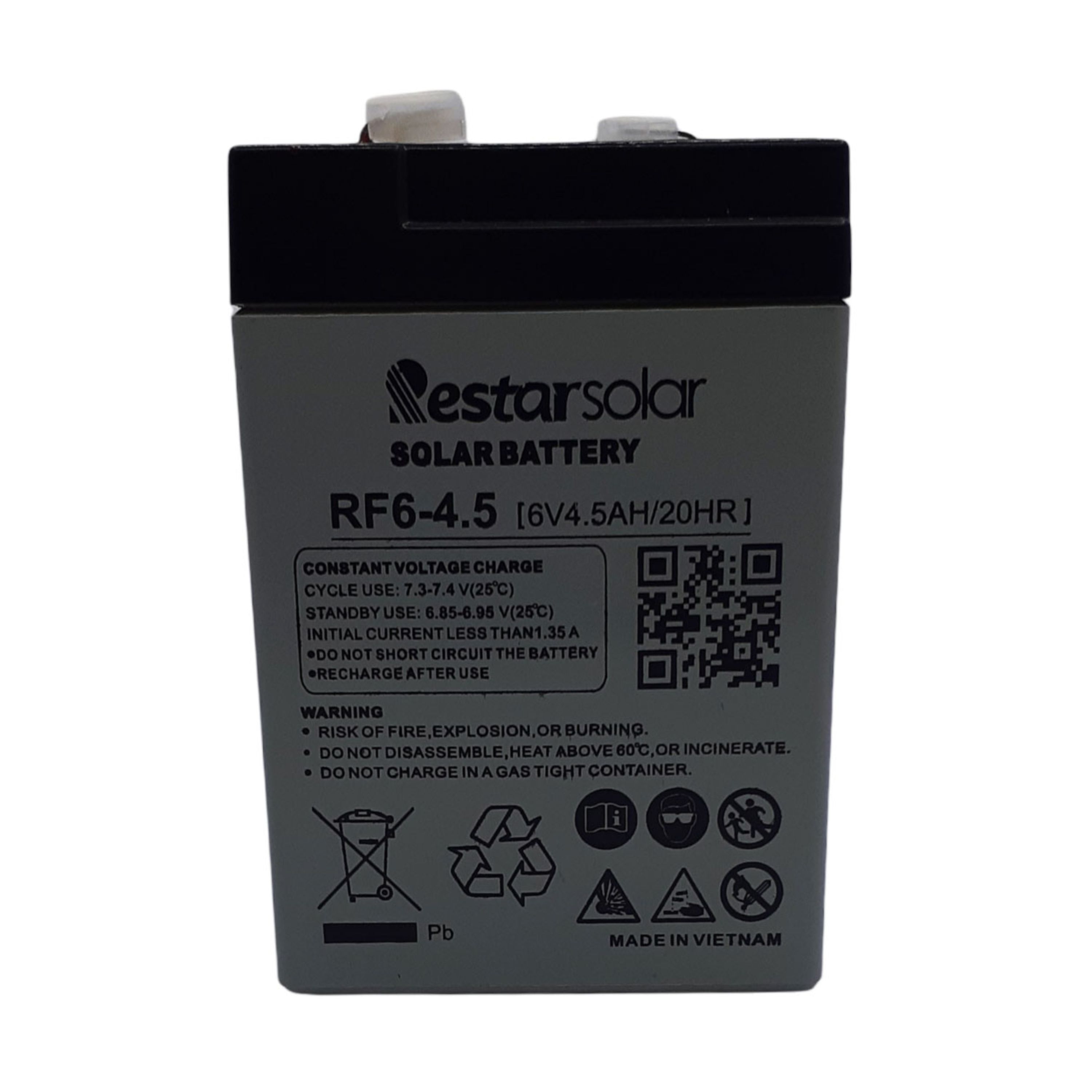 باتری یو پی اس 6 ولت 4.5 آمپر استارسولار