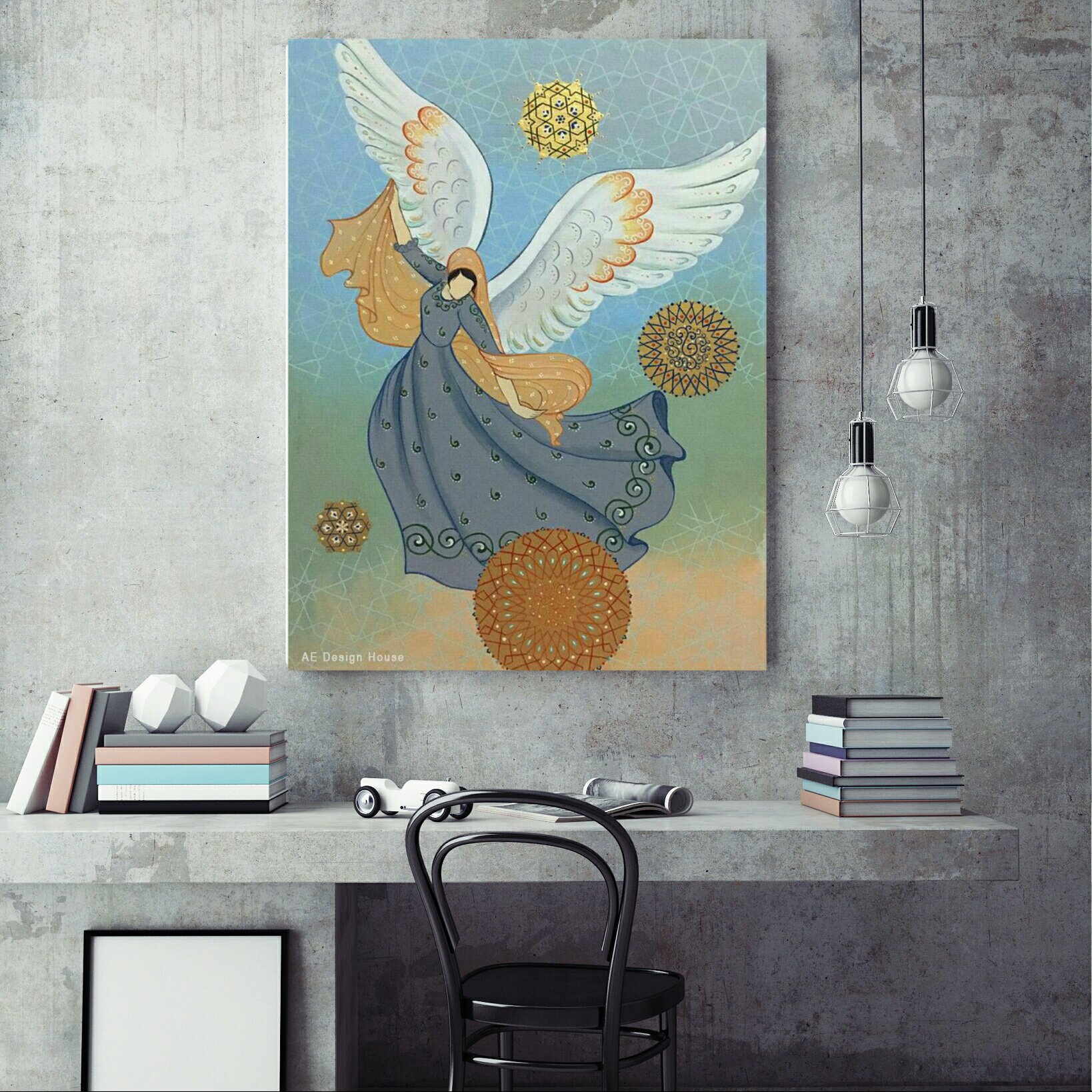 تابلو بوم کنواس کد p102