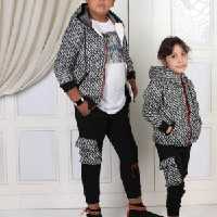 ست سویشرت شلوار طرح فندی بچه گانه