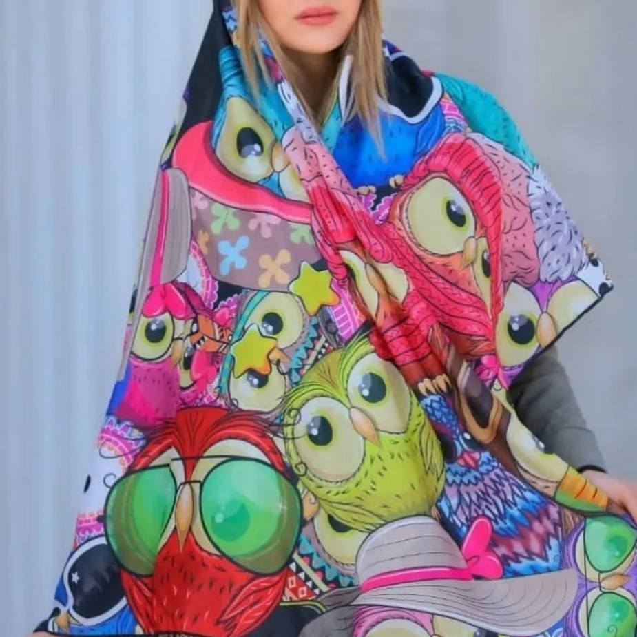 روسری نخی قواره 140 