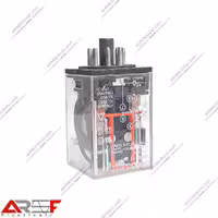 رله شیشه ای پایه گرد Omron مدل MK2P_I دارای 48 ولت 2 کنتاکت 10 آمپر 8 پایه - فروشگاه عارف الکترونیک