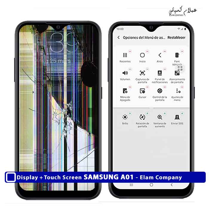 تاچ ال سی دی سامسونگ A01 / A015 با اجرت تعویض