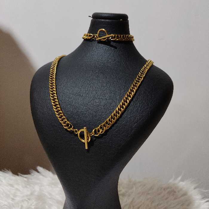 نیمست با زنجیر دوبل وقفل تی