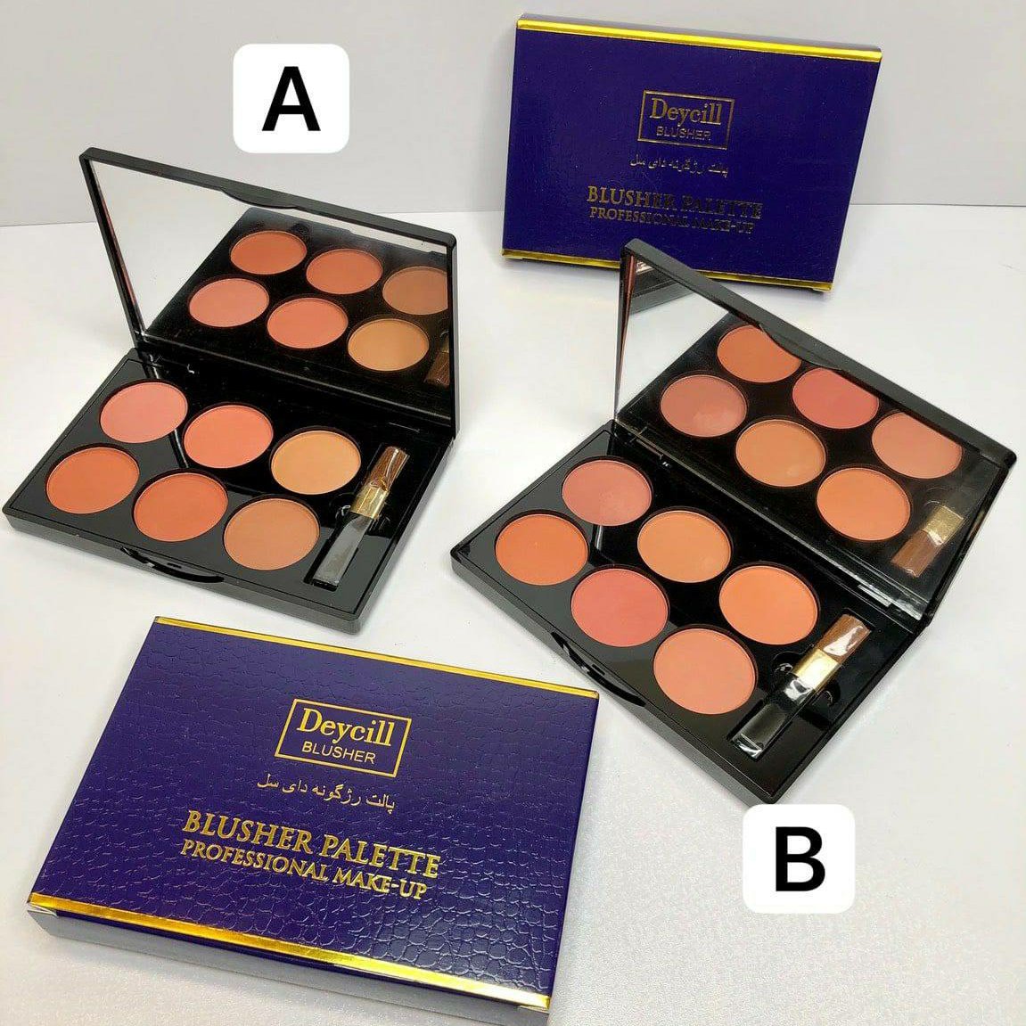 پالت رژ گونه 6 رنگ دایسل 